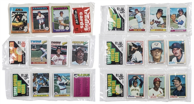 1975-1983 Topps Unopened Rack Packs Collection (11)